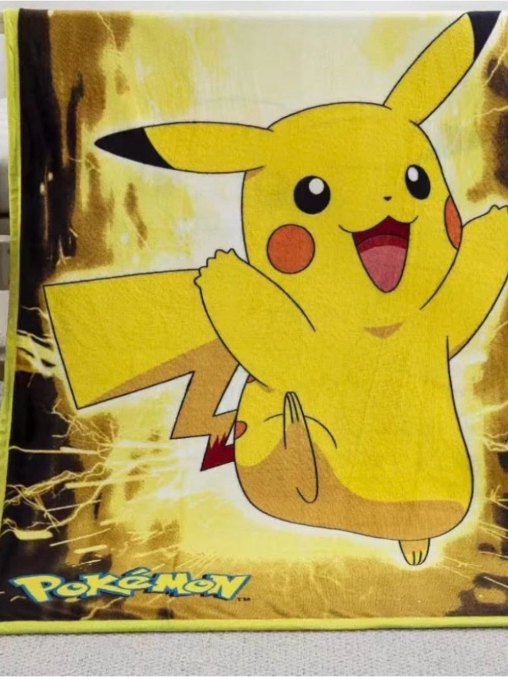 Pikachu Yellow Kids Top - Official Pokemon